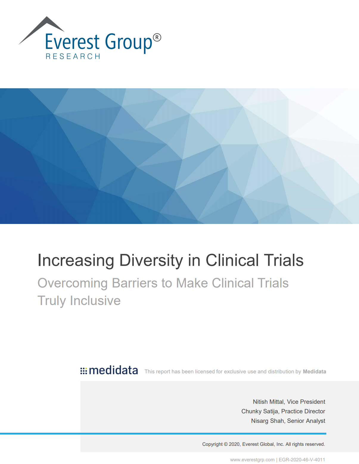 [Report] Increasing Diversity in Clinical Trials