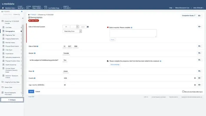 Real-time Data Validation