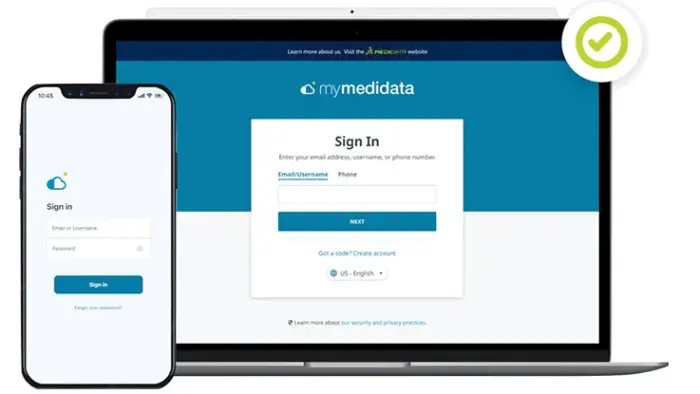 mymedidata login screen