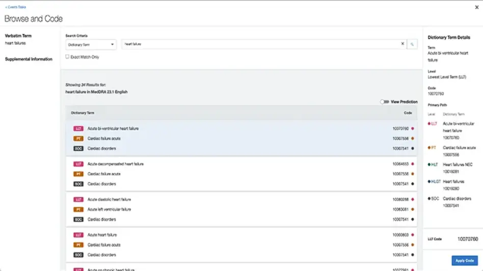 Rave Coder+ | Automated Medical Coding in Clinical Trials | Medidata ...