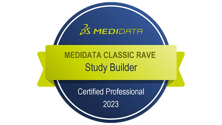 Medidata Classic Rave Certified Study Builder