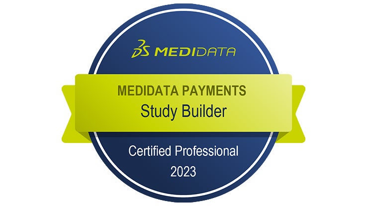 Medidata Payments Certified Study Builder