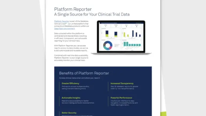 Reporting - A Single Source for your Clinical Trial Data