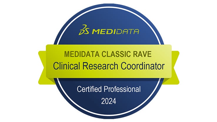  Medidata Classic Rave認定治験コーディネーター
