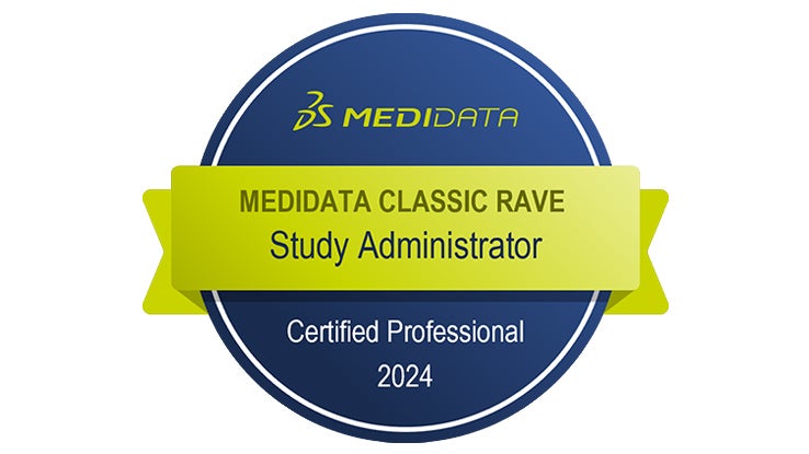 Medidata Classic Rave認定スタディ管理者