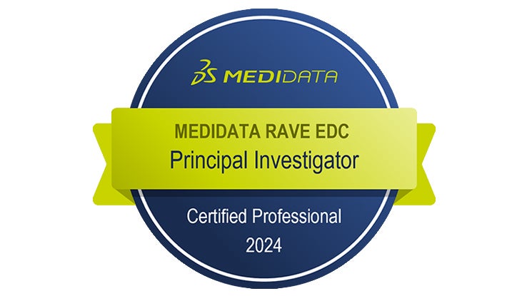 Medidata Rave EDC認定責任医師