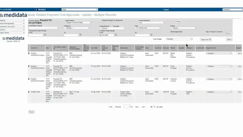 2026_Rave Site Payments Demo | Medidata Solutions