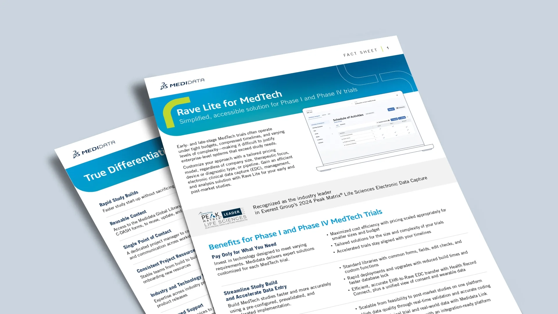 Medidata Rave Lite for MedTech Fact Sheet | Medidata Solutions