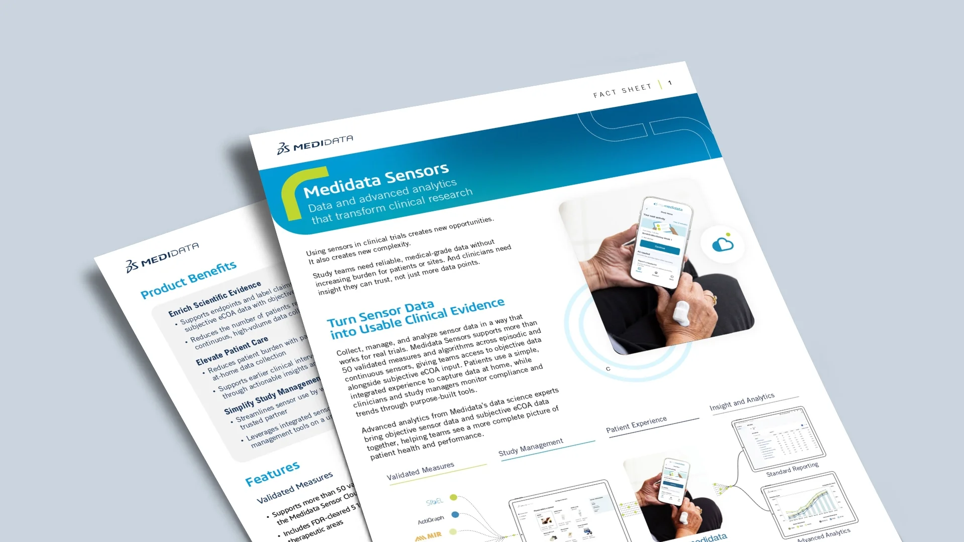 Medidata Sensors Fact Sheet | Medidata Solutions